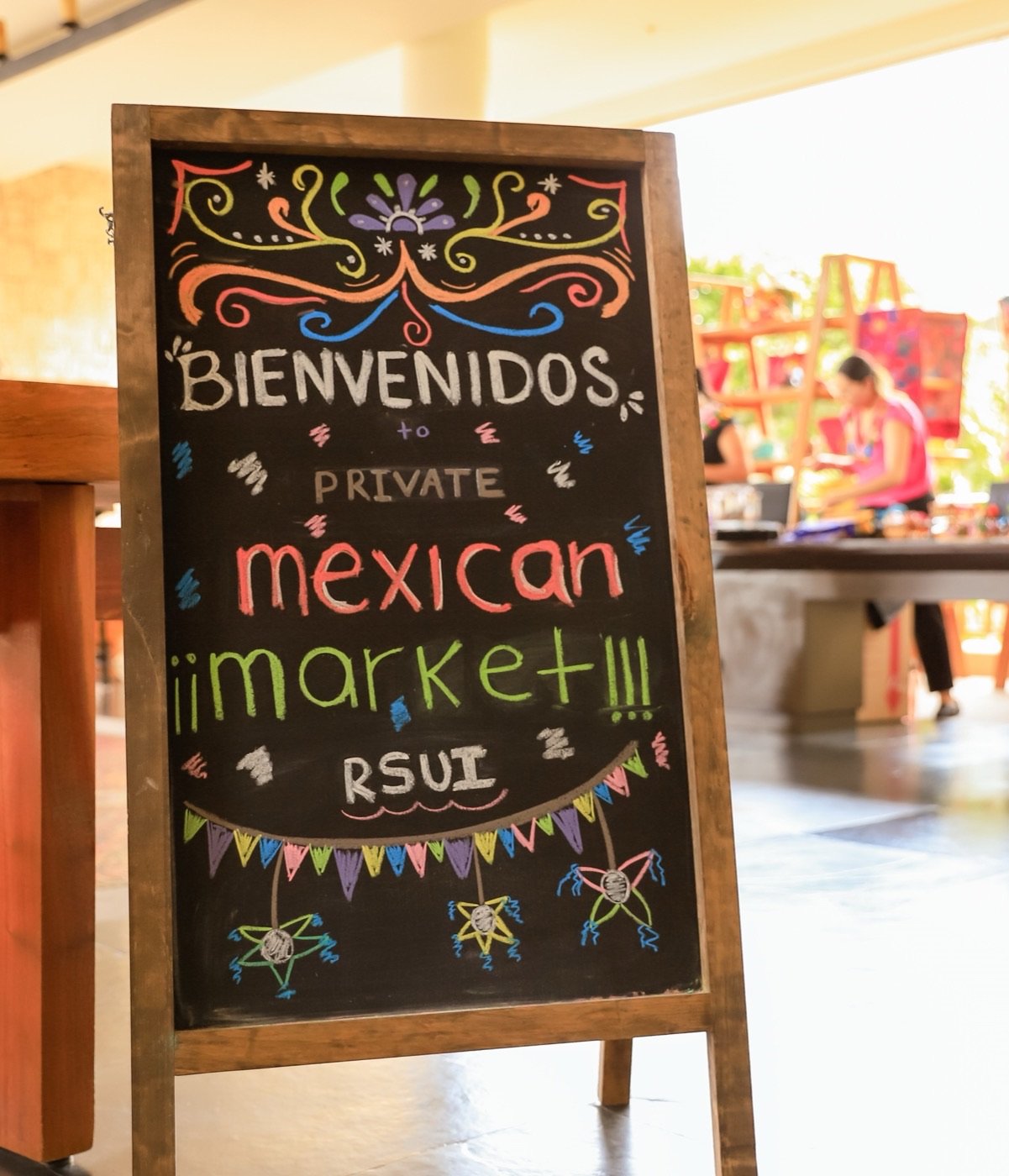 Señalética de un evento producido por Grupo Planner 1